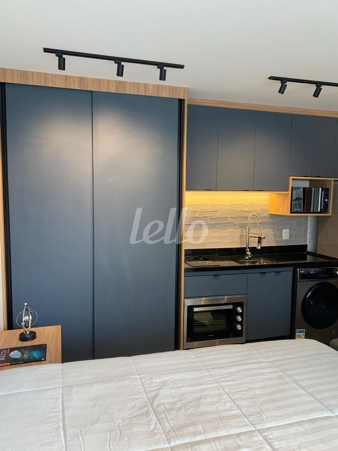 AMBIENTE - ESPAÇO DORMITÓRIO de Apartamento Studio com 31 m² em Tatuapé - São Paulo