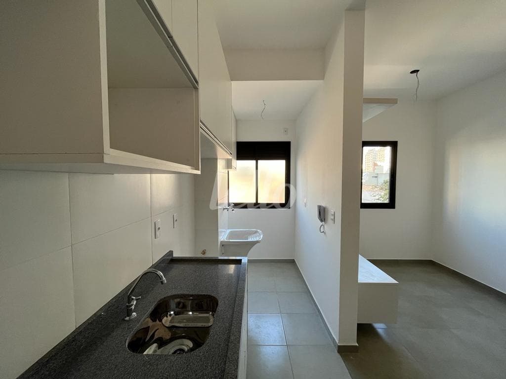 COZINHA de Apartamento com 31 m² em Parque São Jorge - São Paulo