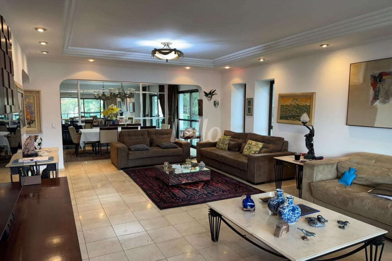 SALAS de Apartamento com 215 m² em Vila Suzana - São Paulo