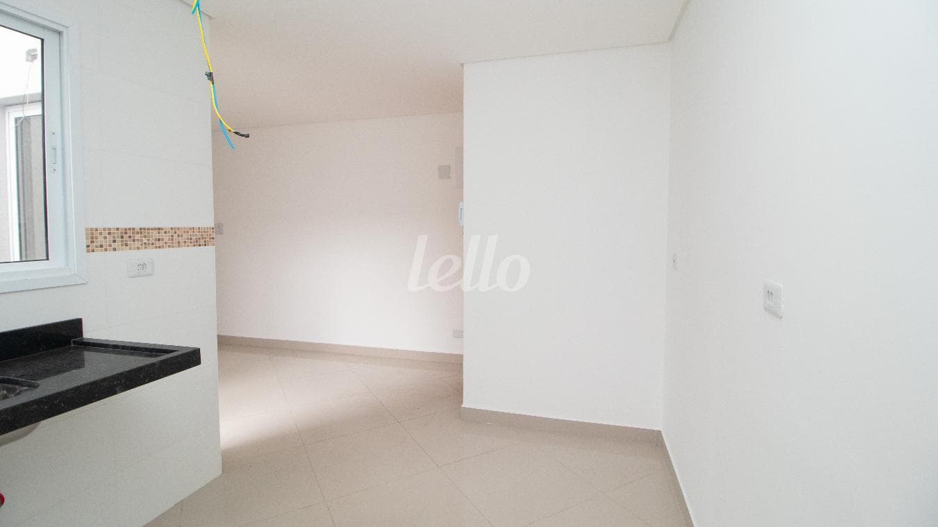 COZINHA de Apartamento com 38 m² em Parque João Ramalho - Santo André