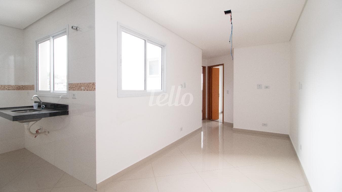 SALA de Apartamento com 38 m² em Parque João Ramalho - Santo André