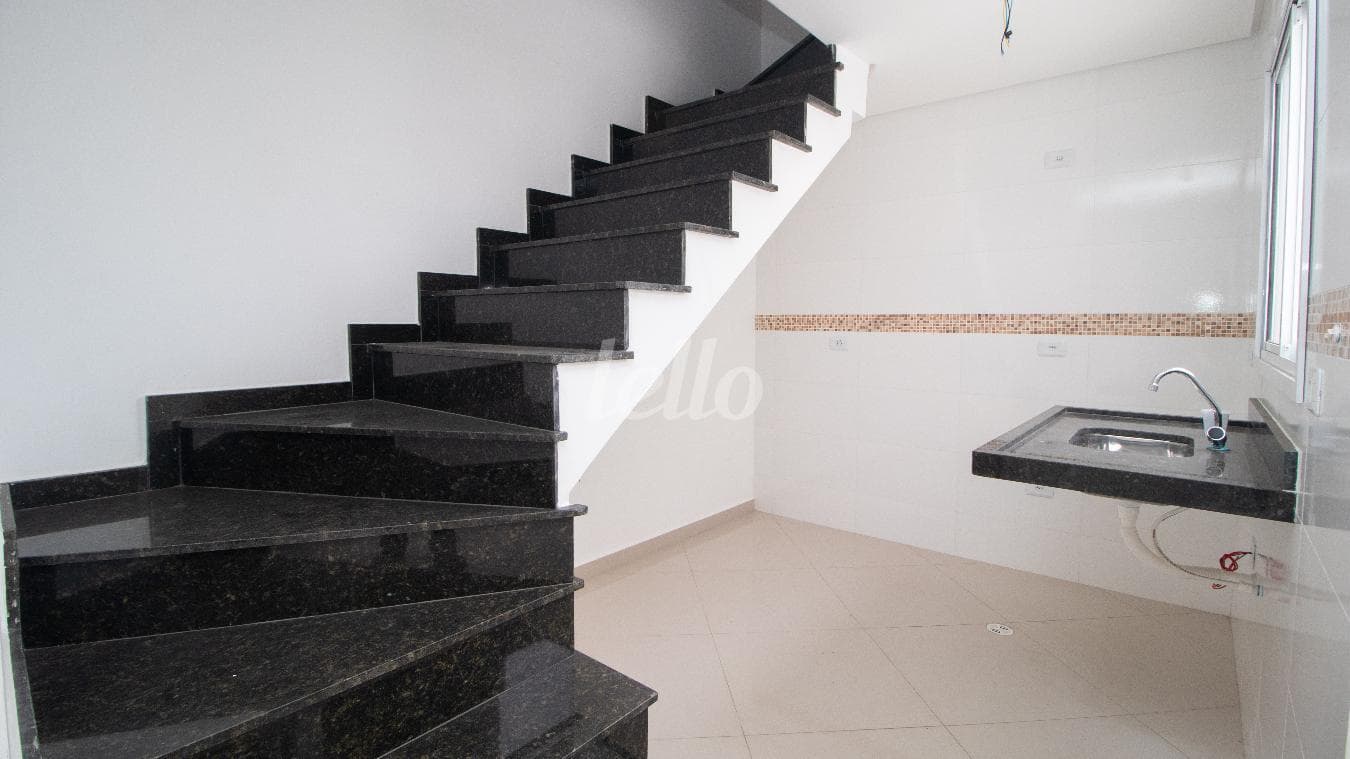 COZINHA de Apartamento com 38 m² em Parque João Ramalho - Santo André