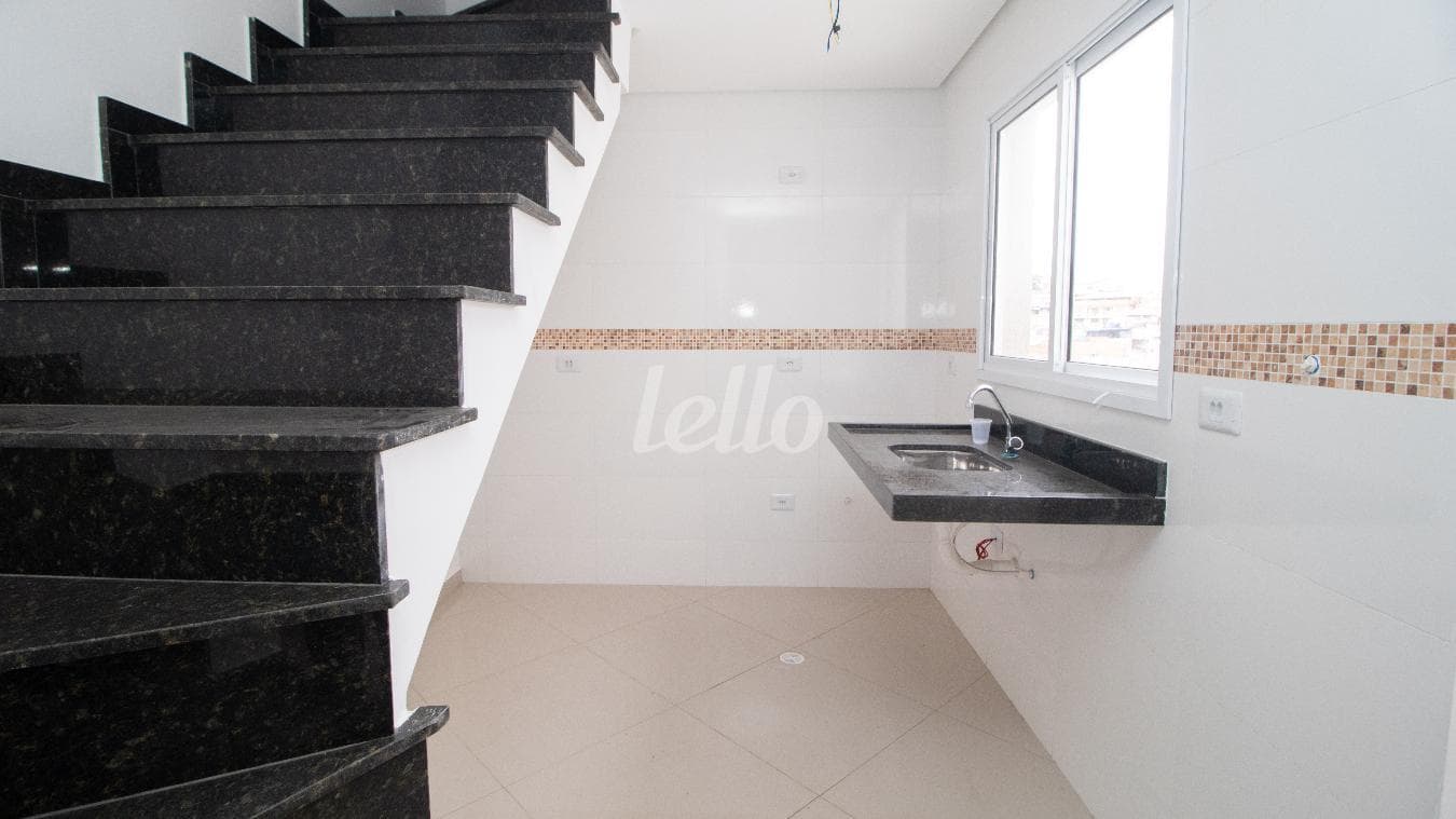 COZINHA de Apartamento com 38 m² em Parque João Ramalho - Santo André