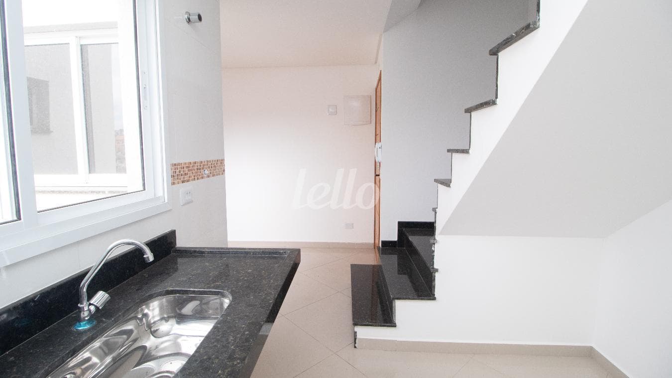COZINHA de Apartamento com 38 m² em Parque João Ramalho - Santo André