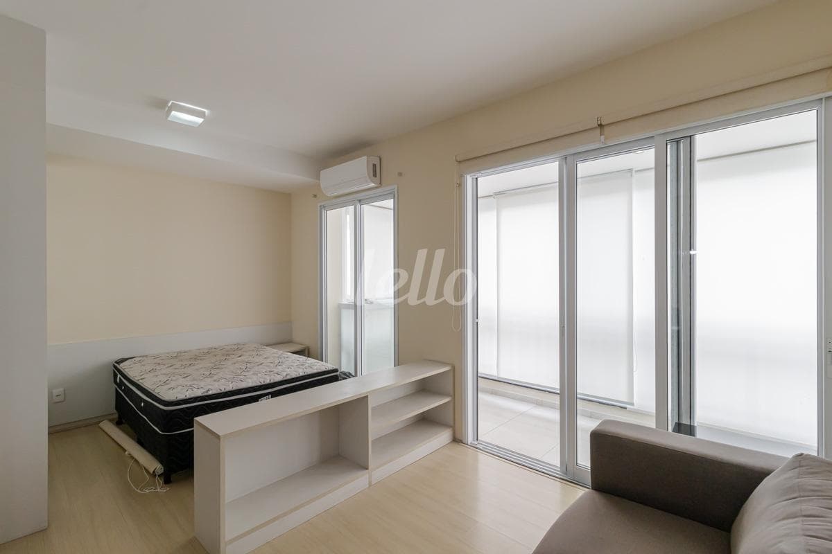 SALA de Apartamento Studio com 40 m² em Vila Regente Feijó - São Paulo