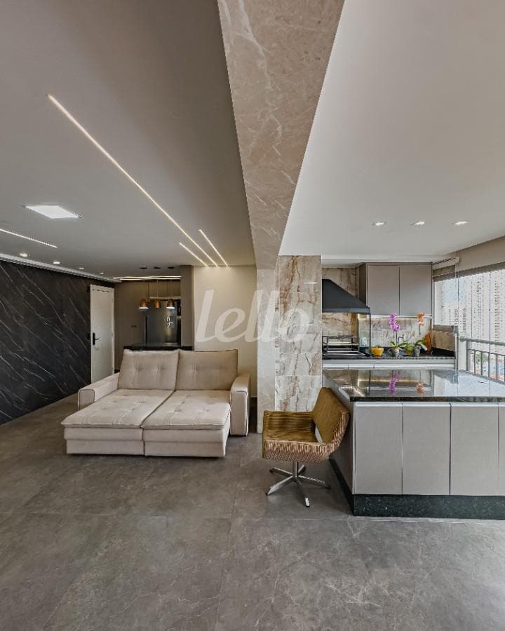 AMBIENTES INTEGRADOS de Apartamento com 115 m² em Chácara Califórnia - São Paulo