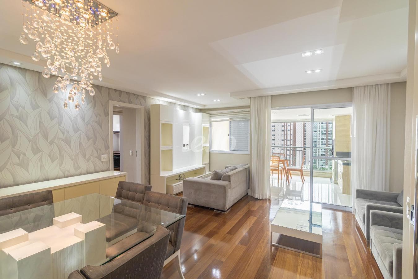 SALA de Apartamento com 106 m² em Chácara Califórnia - São Paulo