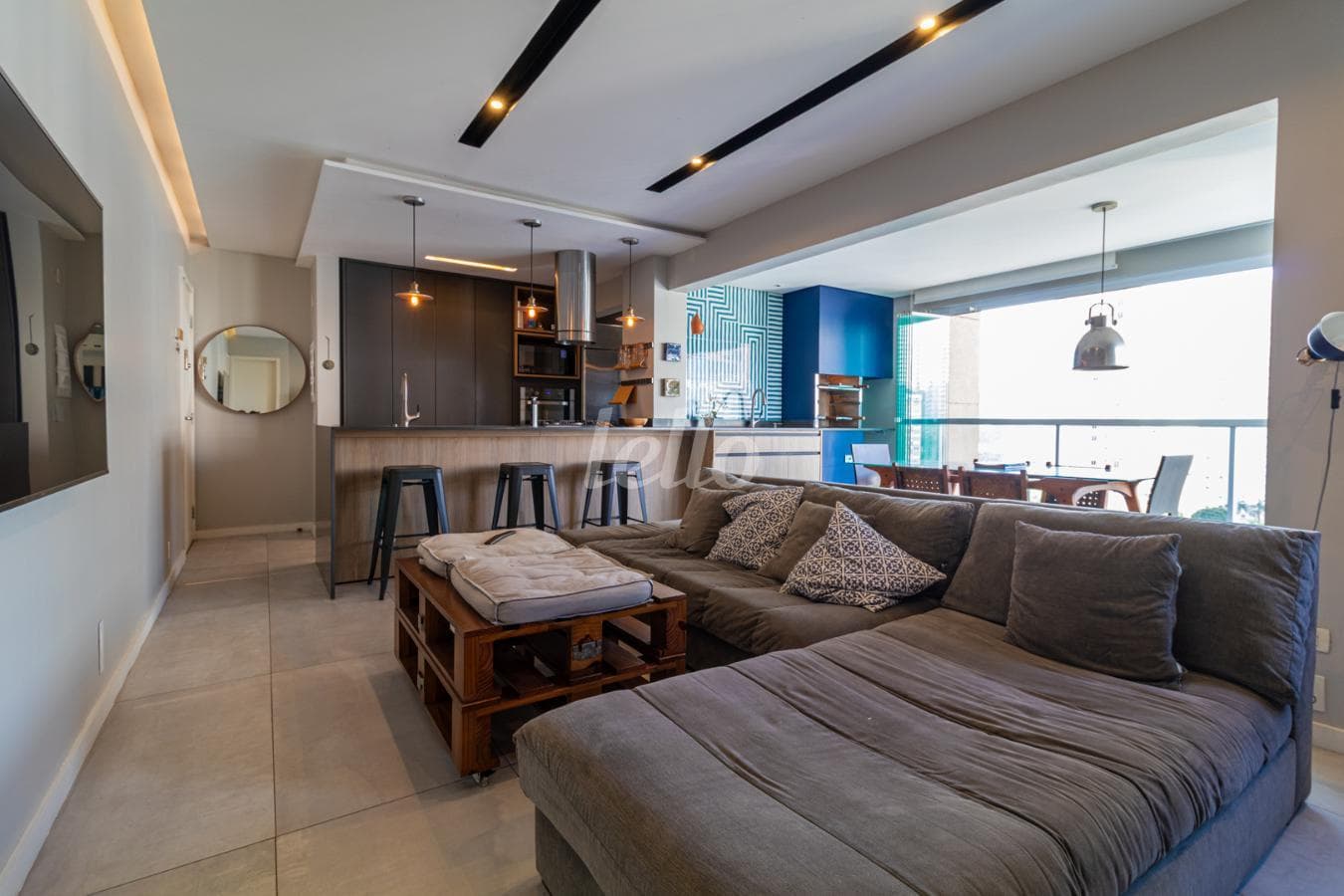 SALA  DESTAQUE de Apartamento com 71 m² em Jardim Fonte do Morumbi - São Paulo