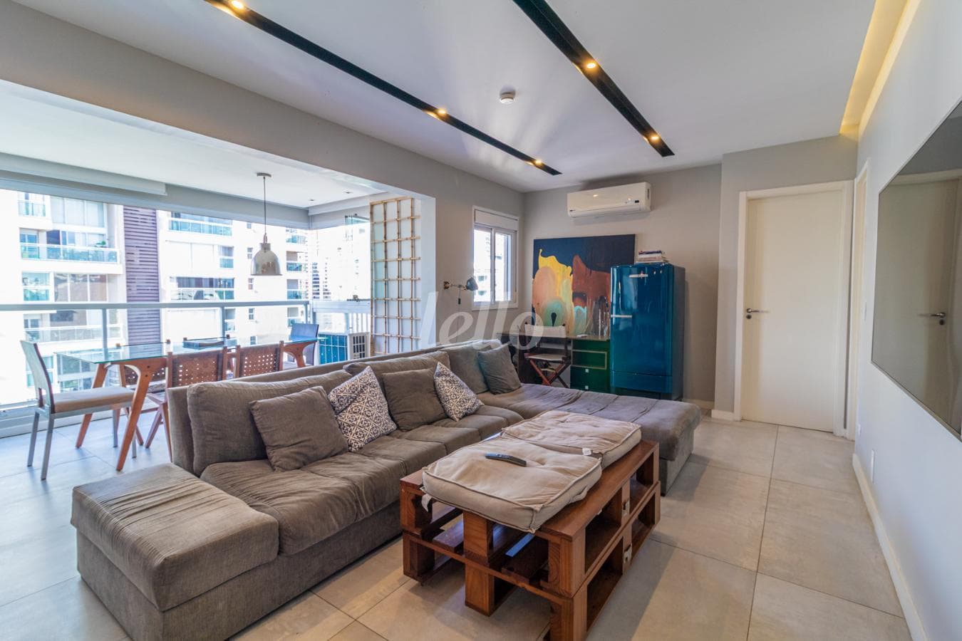 SALA de Apartamento com 71 m² em Jardim Fonte do Morumbi - São Paulo