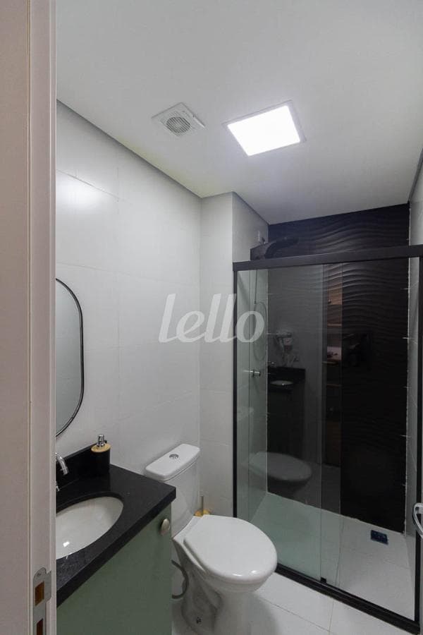 BANHEIRO SOCIAL de Apartamento com 23 m² em Vila Gomes Cardim - São Paulo