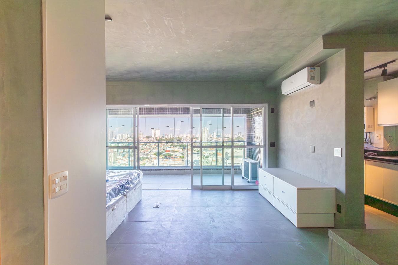 SALA de Apartamento Studio com 55 m² em Vila Regente Feijó - São Paulo