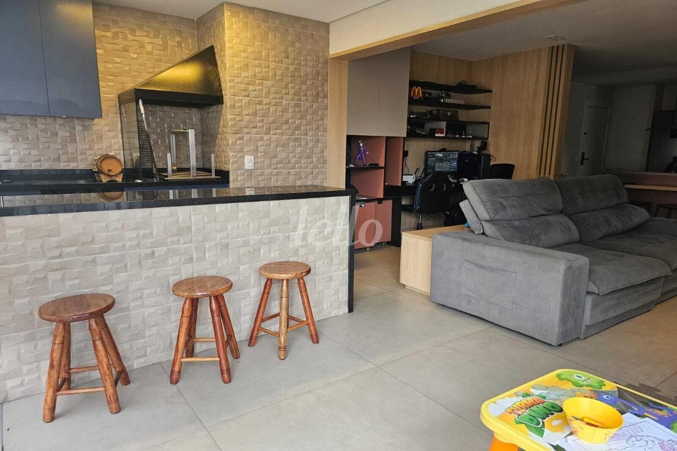 AMBIENTES INTEGRADOS E ABERTOS de Apartamento com 85 m² em Parque São Jorge - São Paulo