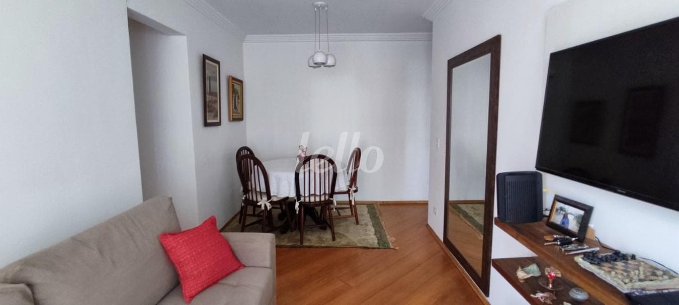 SALA de Apartamento com 55 m² em Chácara Inglesa - São Paulo