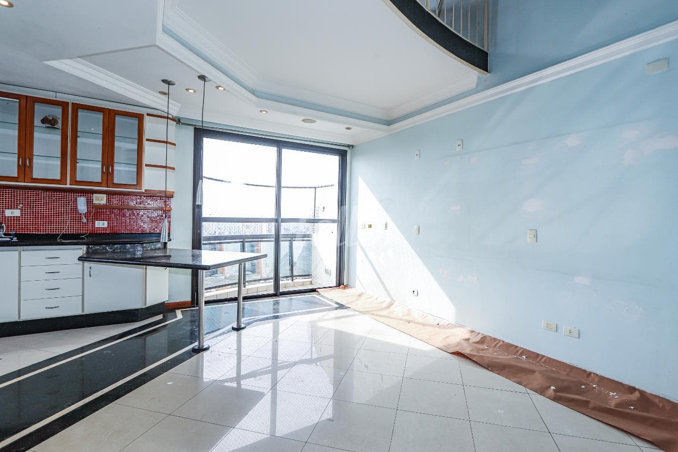 SALA de Apartamento Duplex com 80 m² em Chácara Santo Antônio (ZL) - São Paulo