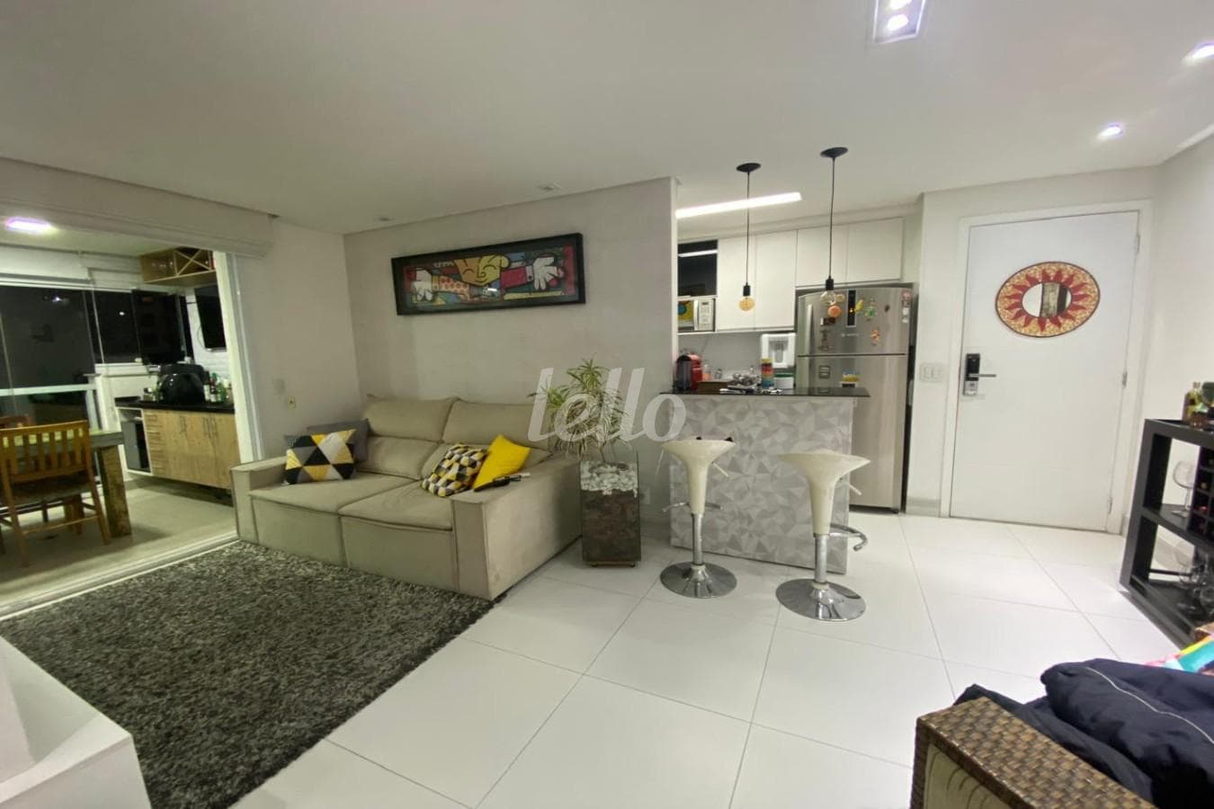 SALA de Apartamento com 52 m² em Vila Regente Feijó - São Paulo