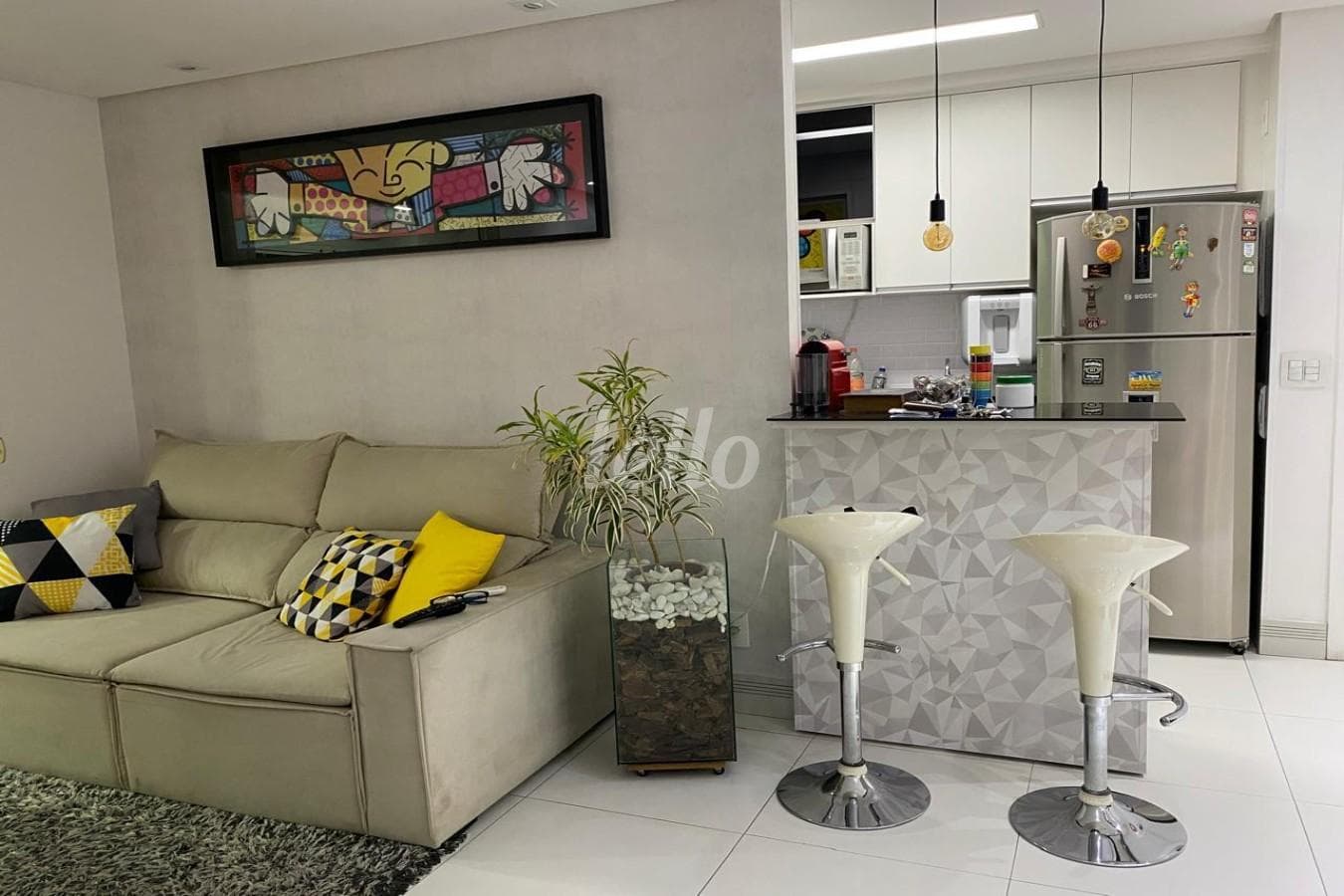 SALA de Apartamento com 52 m² em Vila Regente Feijó - São Paulo