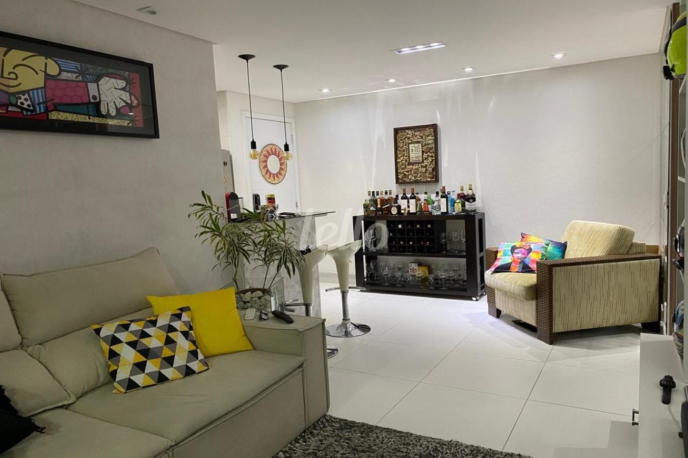 SALA de Apartamento com 52 m² em Vila Regente Feijó - São Paulo