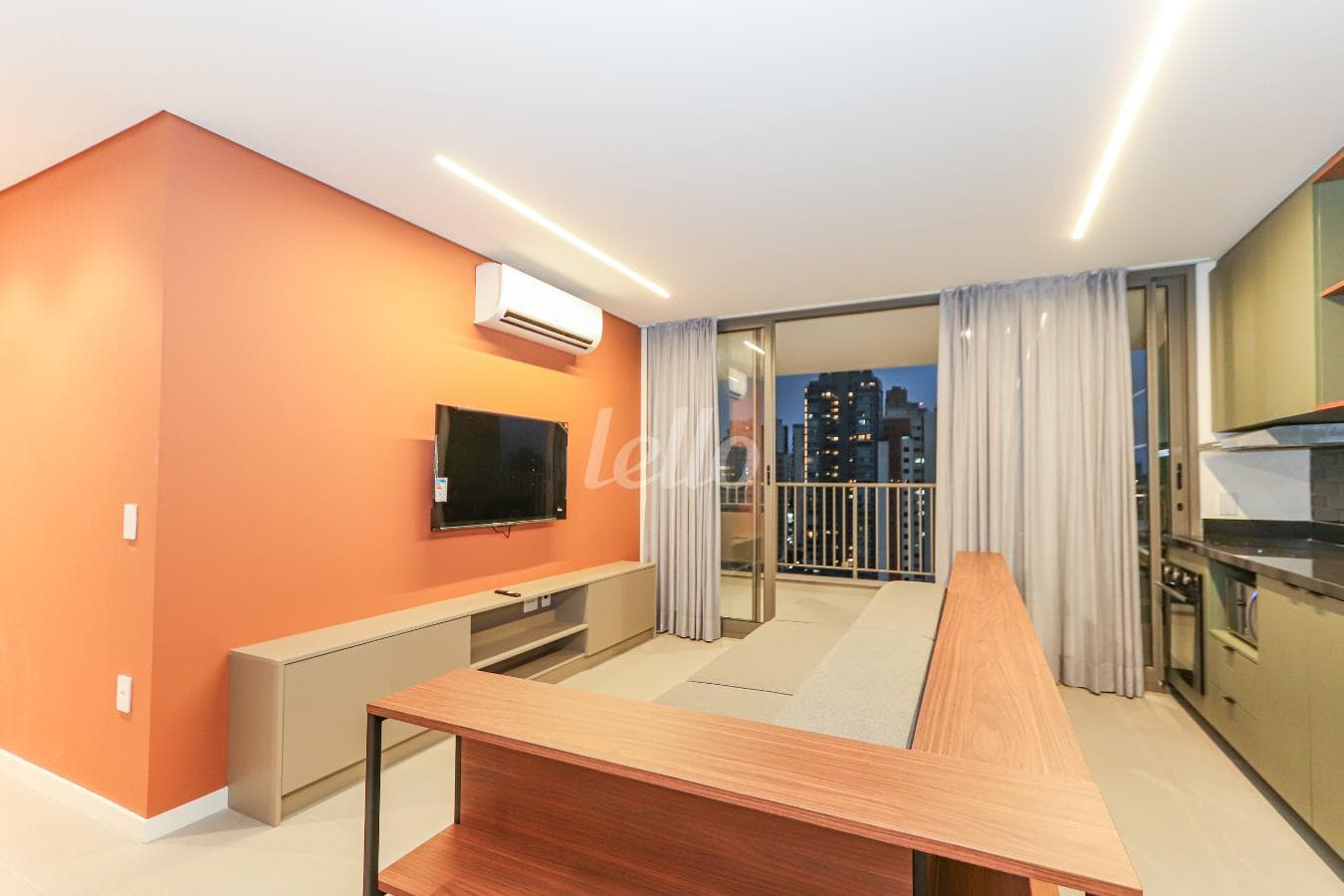 SALA de Apartamento com 109 m² em Jardim Anália Franco - São Paulo