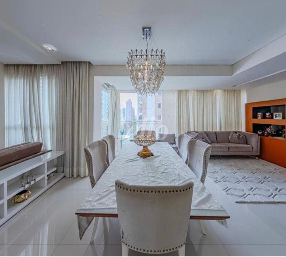 SALA JANTAR/ESTAR de Apartamento com 178 m² em Jardim Anália Franco - São Paulo