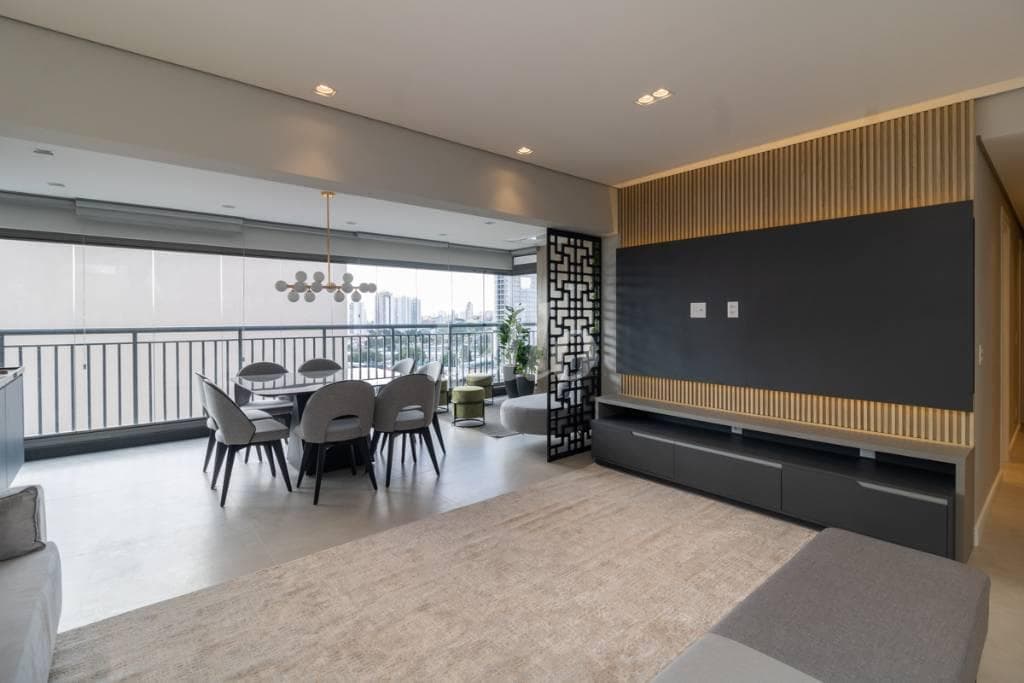 02 SALA de Apartamento com 113 m² em Chácara Califórnia - São Paulo