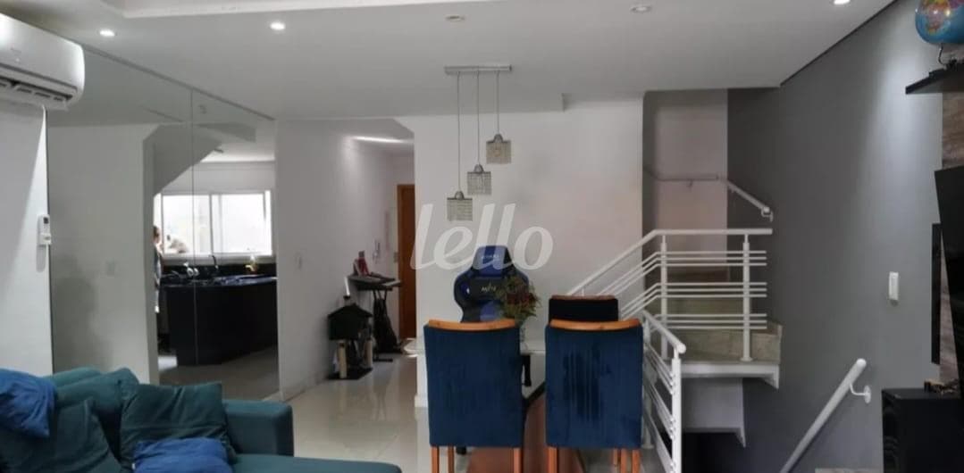 SALA de Casa sobrado com 170 m² em Vila Bertioga - São Paulo
