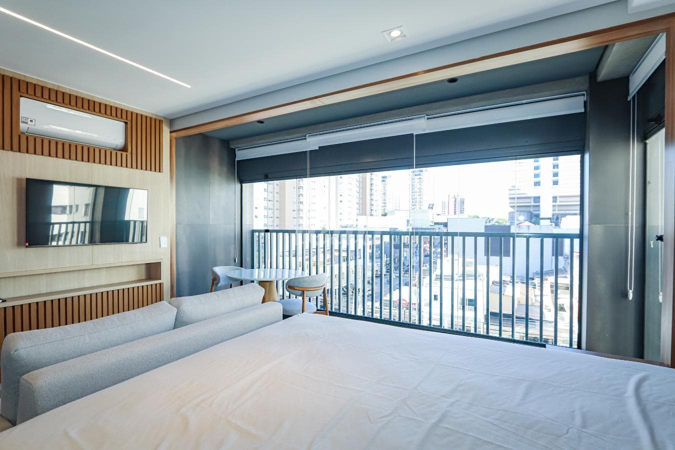 DORMITORIO de Apartamento Studio com 34 m² em Vila Gomes Cardim - São Paulo