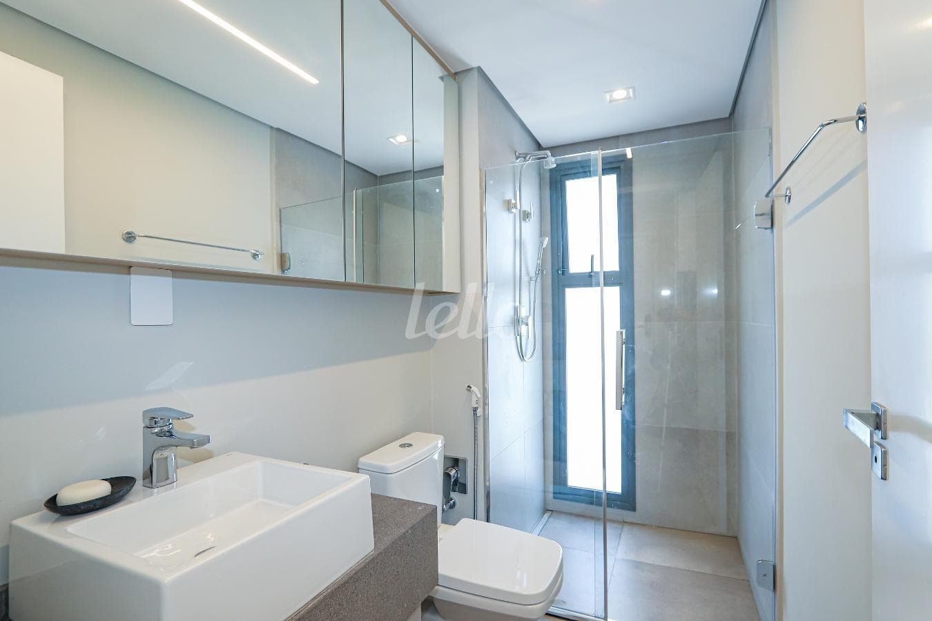 BANHEIRO SOCIAL de Apartamento Studio com 34 m² em Vila Gomes Cardim - São Paulo