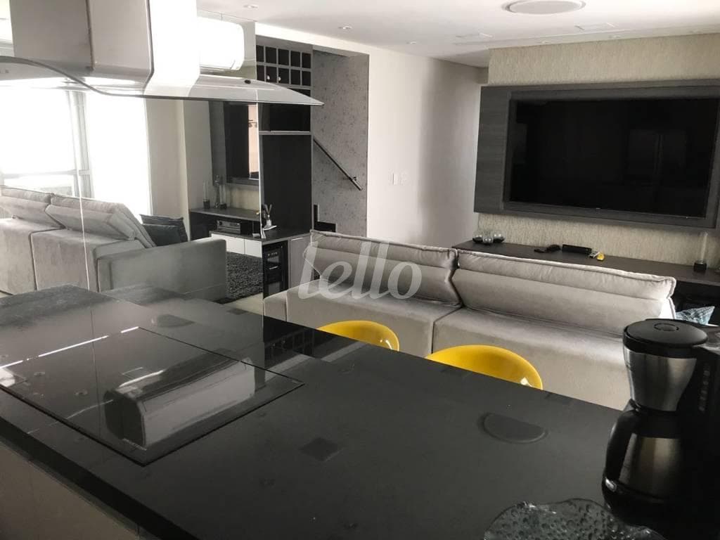 SALA de Apartamento cobertura - Padrão com 212 m² em Vila Zilda (Tatuapé) - São Paulo