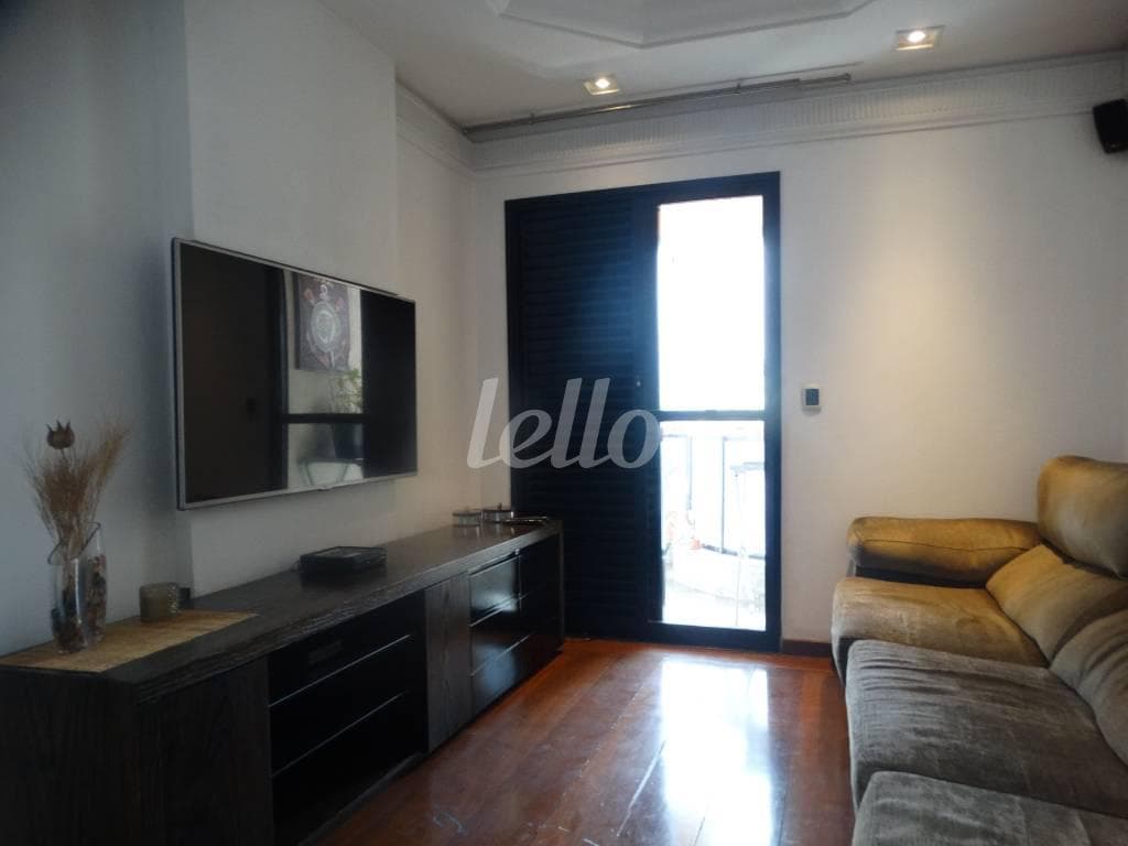 SALA DE TV de Apartamento com 156 m² em Jardim Anália Franco - São Paulo