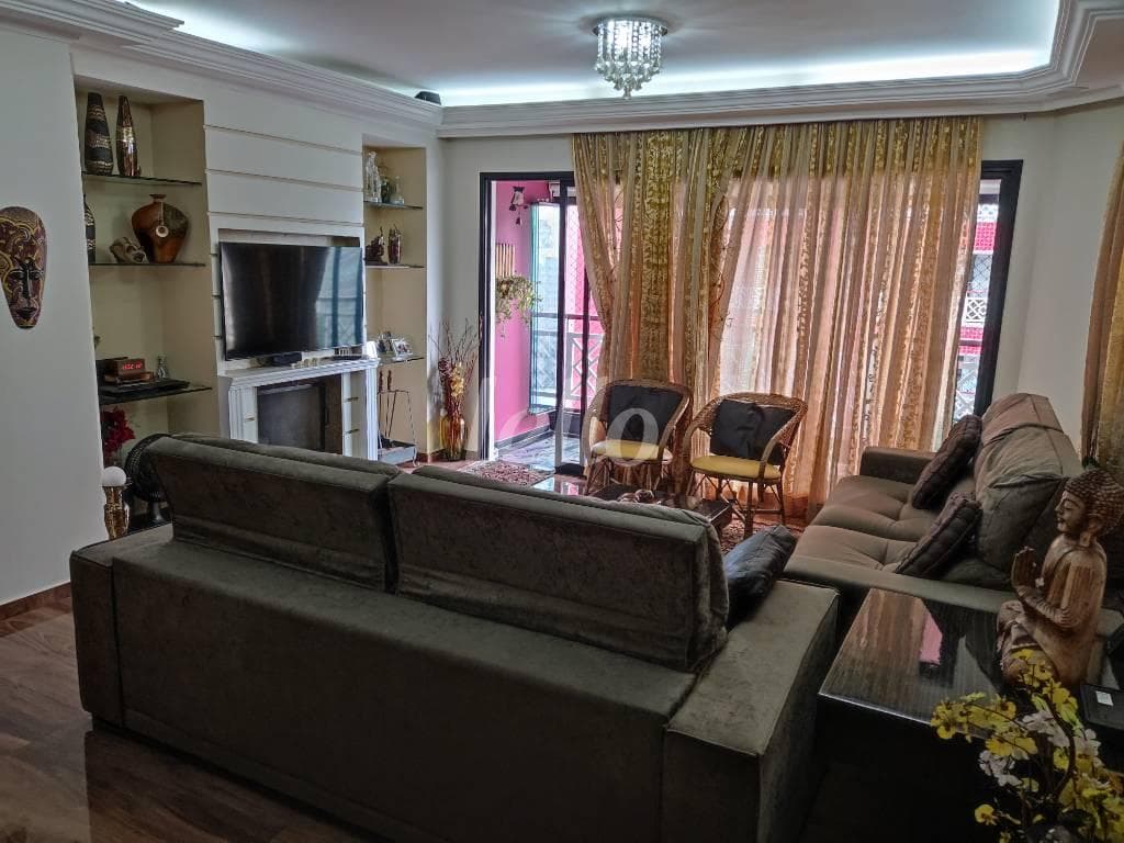SALA de Apartamento com 124 m² em Vila Gomes Cardim - São Paulo