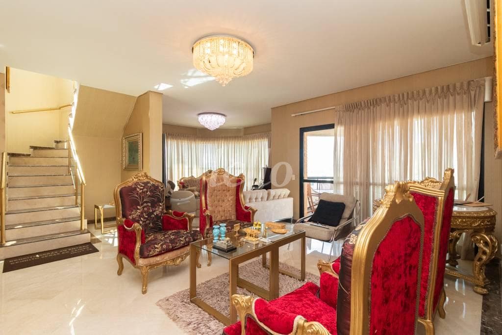 4 - SALA de Apartamento Duplex com 443 m² em Tatuapé - São Paulo
