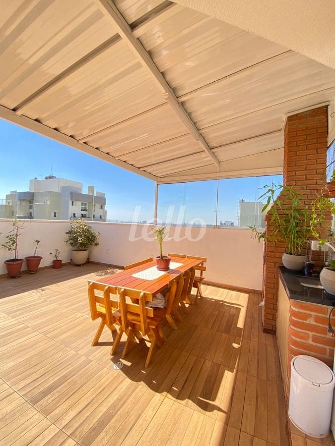 ESPAÇO GOURMET de Apartamento cobertura - Padrão com 137 m² em Vila Gomes Cardim - São Paulo