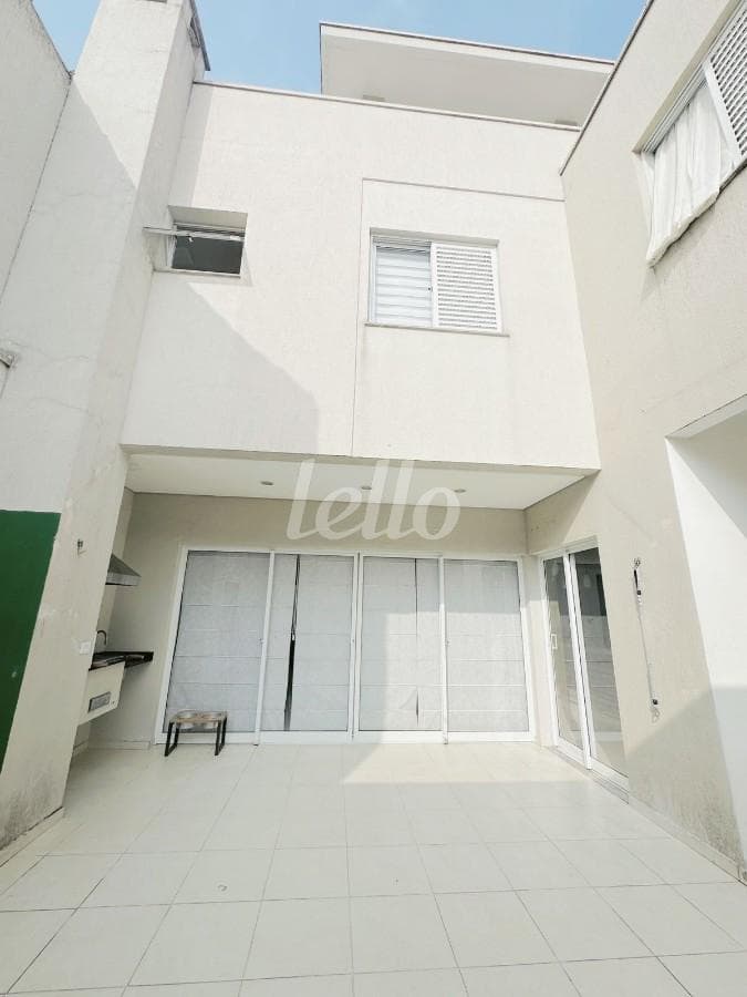 QUINTAL de Casa sobrado com 249 m² em Vila Gomes Cardim - São Paulo
