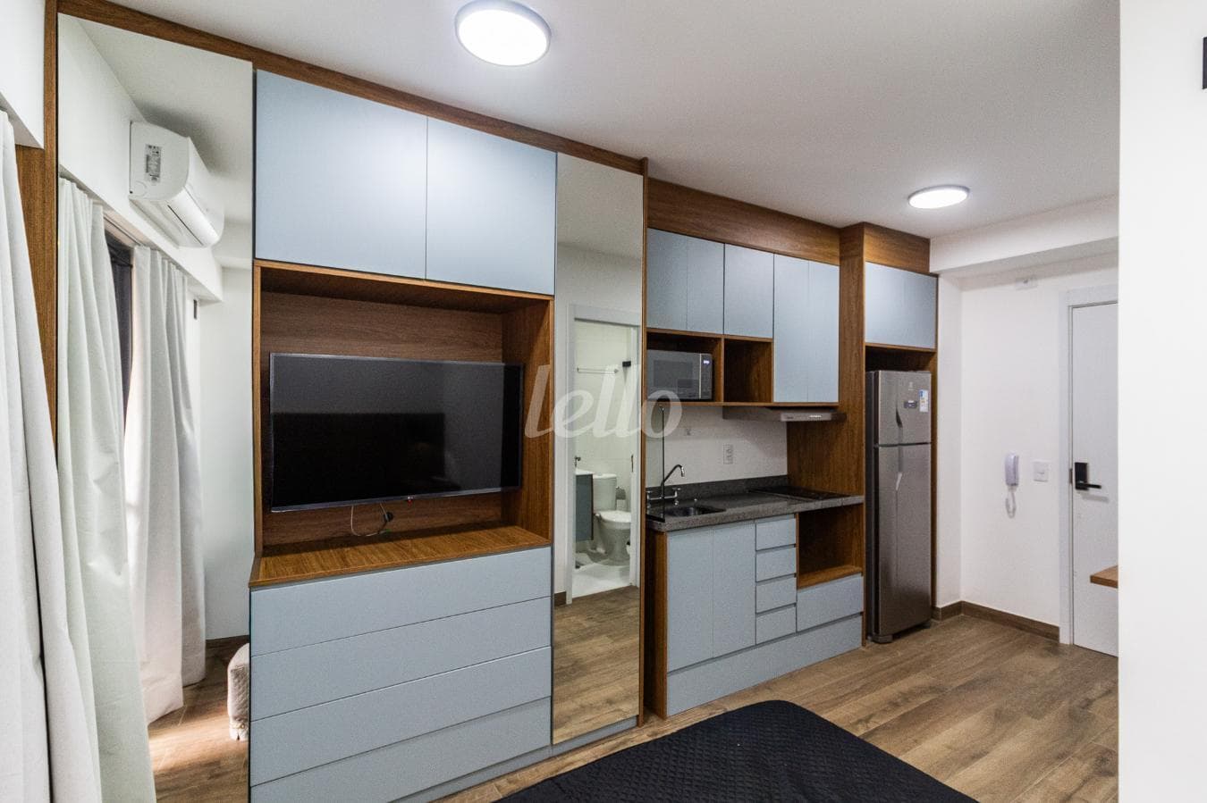 SALA DESTAQUE de Apartamento com 25 m² em Brooklin Paulista - São Paulo