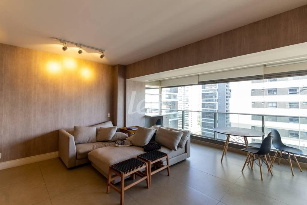 SALA de Apartamento com 85 m² em Brooklin Paulista - São Paulo